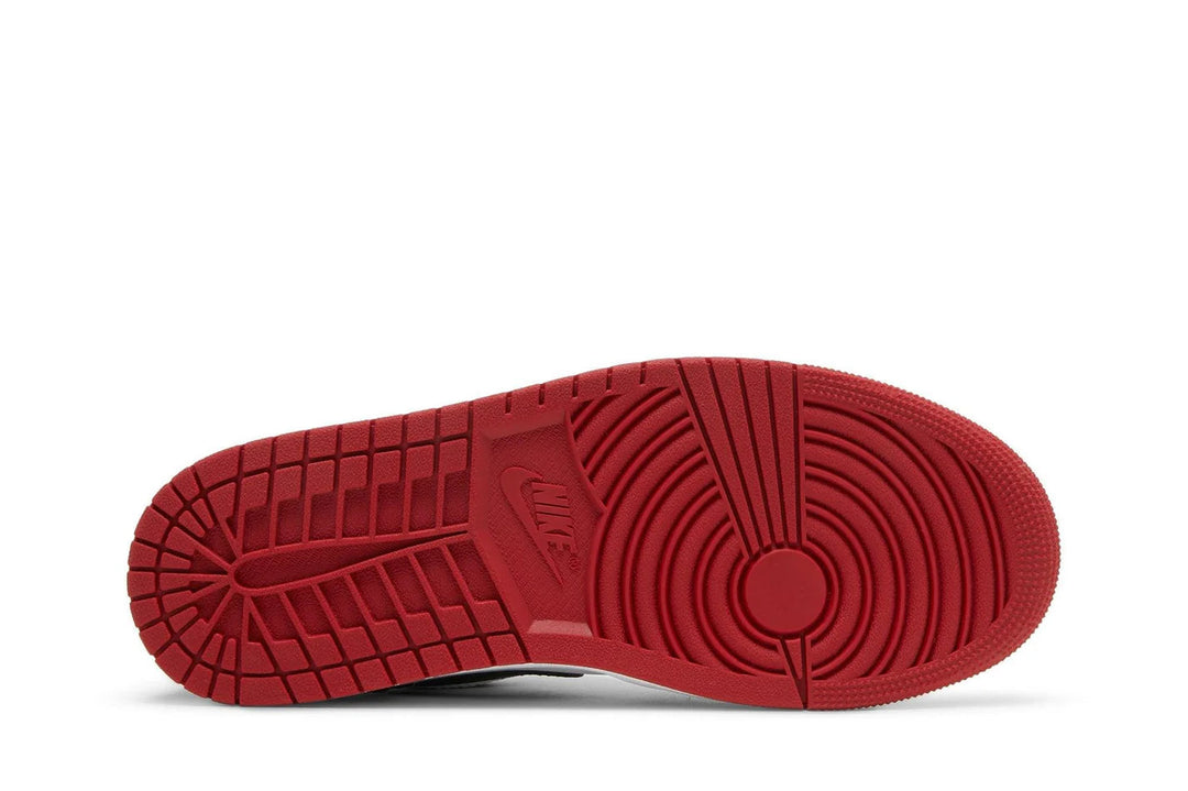 Air Jordan 1 Low Bred Toe Vermelho