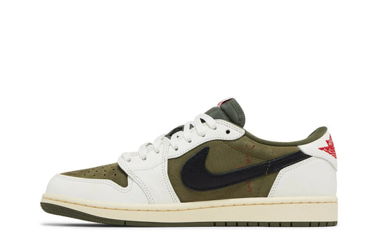 Air Jordan 1 Low Og Sp x Travis Scott Medium Olive Verde