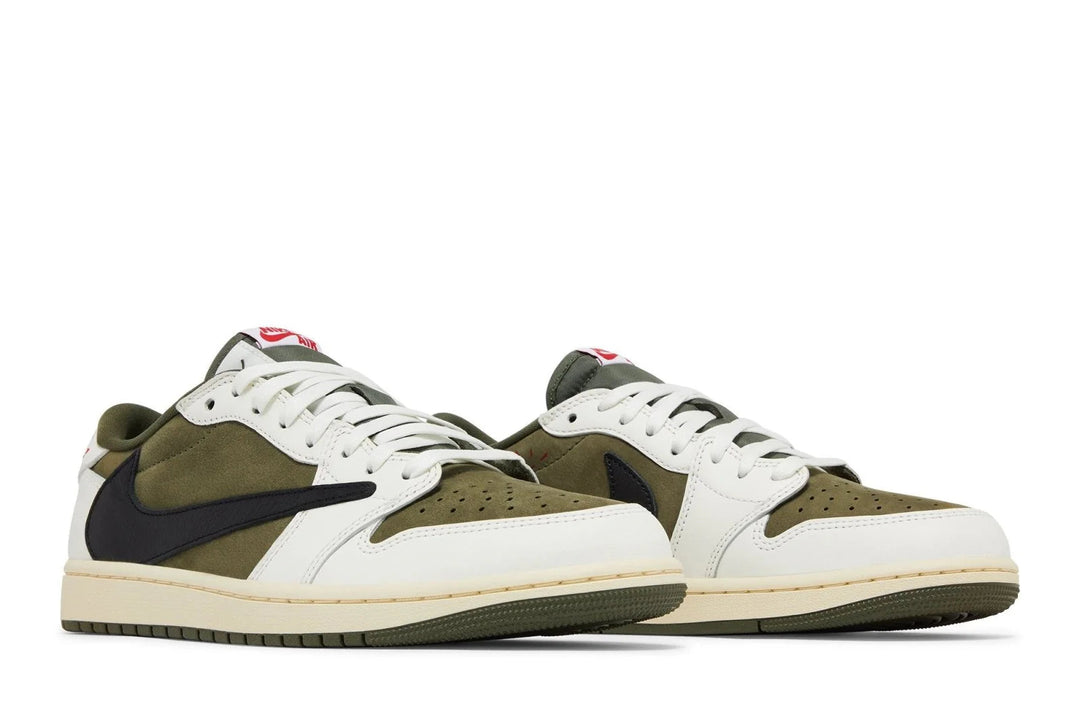 Air Jordan 1 Low Og Sp x Travis Scott Medium Olive Verde